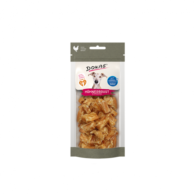Dokas Snack Hühnerbrust in Stücken