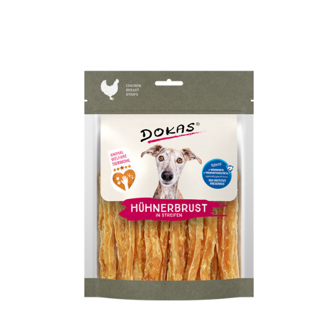 Dokas Snack Hühnerbrust in Streifen
