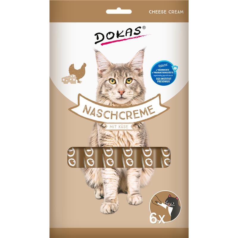 Dokas Cat Snack Nasch-Creme mit Käse