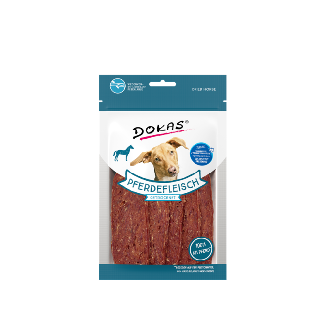 Dokas Snack Pferdefleisch getrocknet