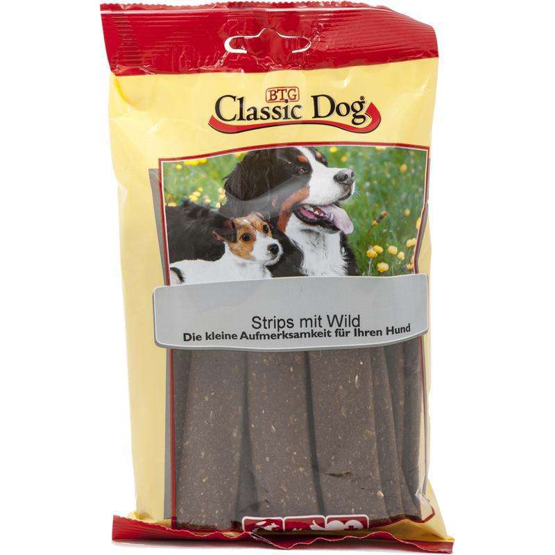 Classic Dog Snack Strips mit Wild