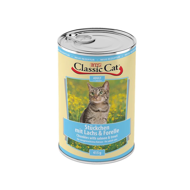 Classic Cat Stückchen mit Lachs & Forelle