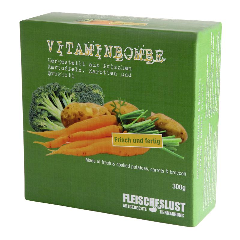 Fleischeslust Vitaminbombe Karotten mit Kartoffeln & Broccoli