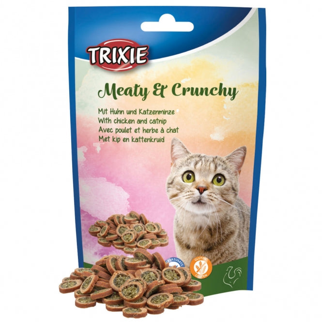Trixie Meaty & Crunchy mit Huhn & Katzenminze