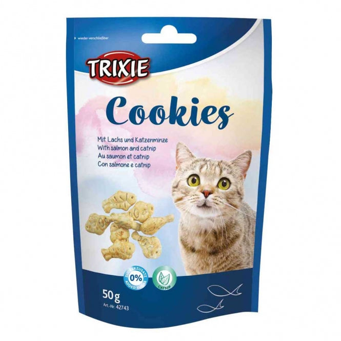 Trixie Cookies mit Lachs und Katzenminze