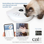 Catit PIXI Smart - Futterautomat für 6 Mahlzeiten