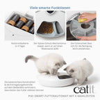 Catit PIXI Smart - Futterautomat für 6 Mahlzeiten