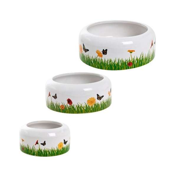 Keramiknapf Frühlingswiese