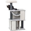 Trixie Kratzbaum Juliano mit schwarzer Katze
