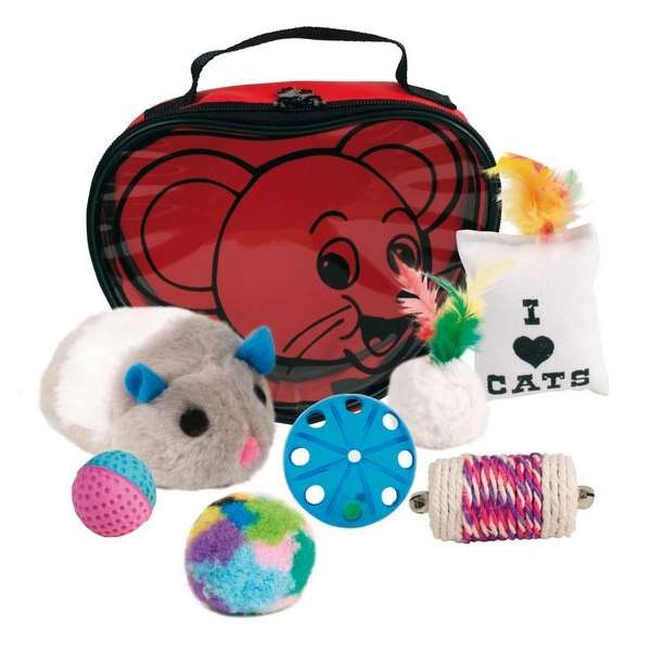 Trixie Katzenspielset in Nylontasche - 7 - teilig