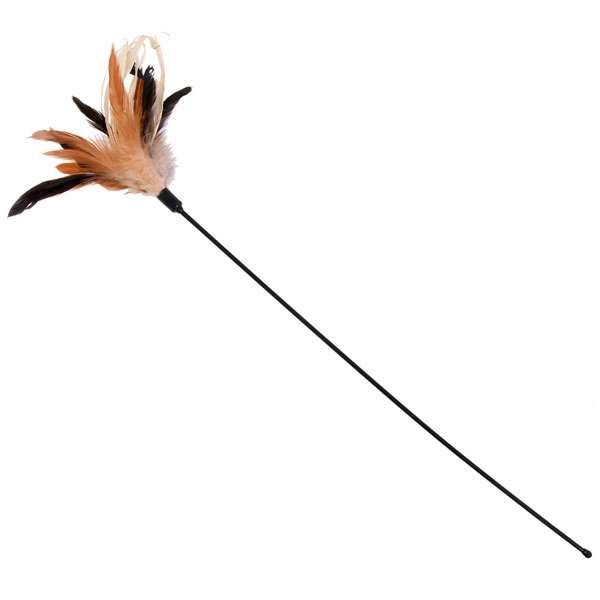 Karlie Spielstick Earth mit Federn + Maisblättern