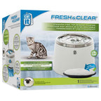 CATIT Fresh + Clear Trinkbrunnen Edelstahl