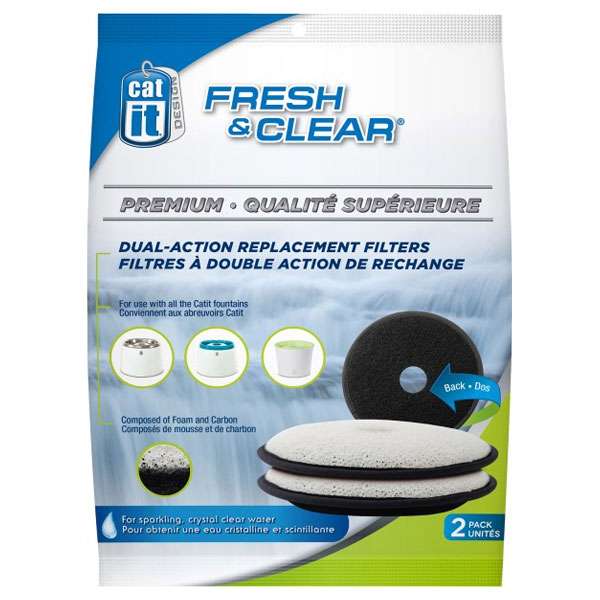 CATIT Premium - Ersatzfilter für Fresh&Clear Trinkbrunnen