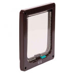 Karlie Flamingo Porta Katzentür 2-Wege in Braun und Weiß