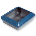 CATIT Katzentoilette mit Rand schattenblau grau