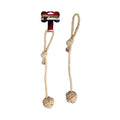 Karlie Flamingo Jute Knotenball Desert mit Schlaufe