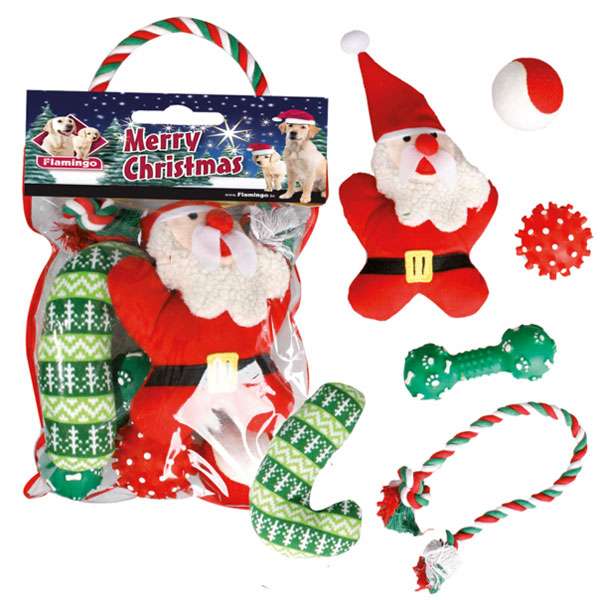 Karlie Flamingo Xmas Geschenk Set für Hunde