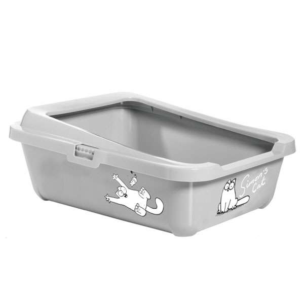 Karlie Flamingo Simons Cat Katzentoilette mit Rand