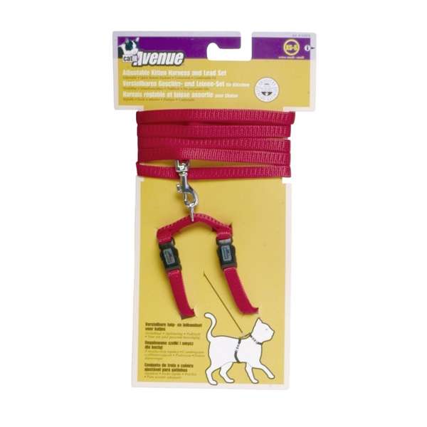Catit Nylon verstellbares Geschirr und Leinenset für Katzen