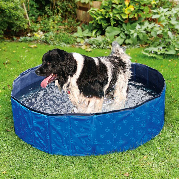 Karlie Flamingo DOGGY POOL Swimmingpool für Hunde gemustert