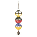 Trixie 3er Gitterball mit Kette und Glocke