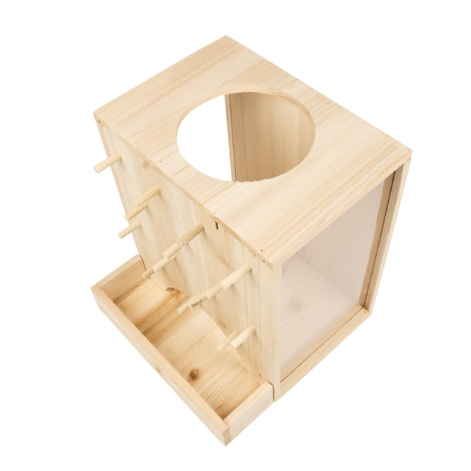 Buddel- und Kletterturm aus Holz
