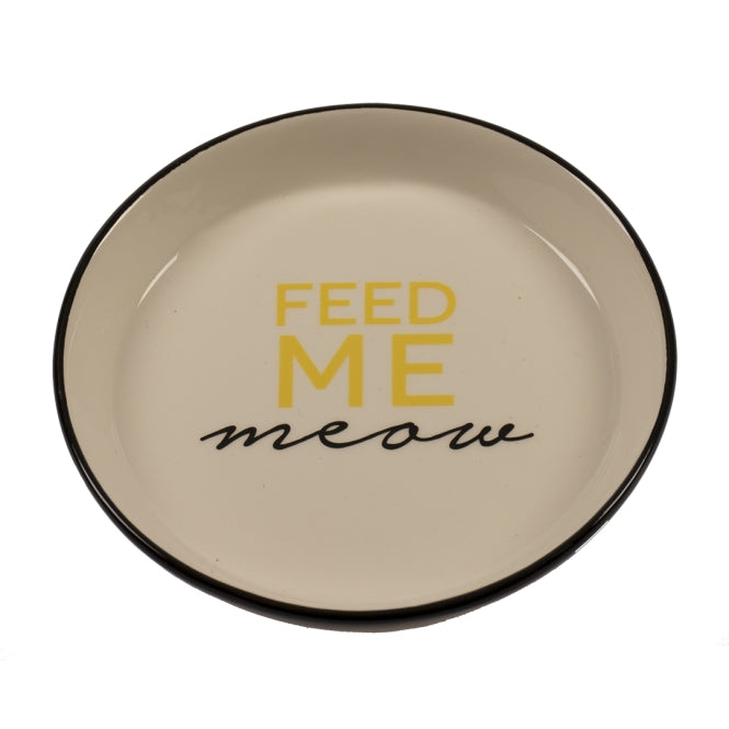 Duvoplus Katzennapf Stone Feed Me Meow