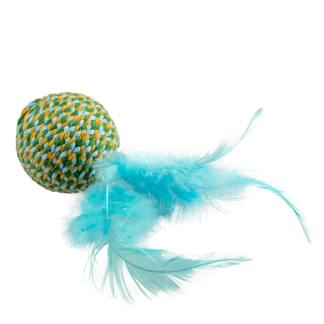 Duvoplus Cat Toy Jolly Ball mit Federn