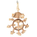 Coconut Jungle Ring Holzklötze & Sisal