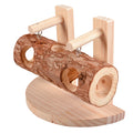 Holztunnel mit Ständer