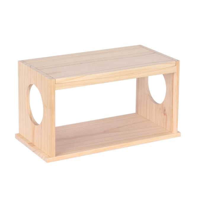 Sandbad aus Holz & Plexiglas