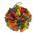 Vogelspielzeug Pompom aus Maisblättern