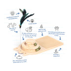 Duvoplus Cat Toy Spin & Scratch