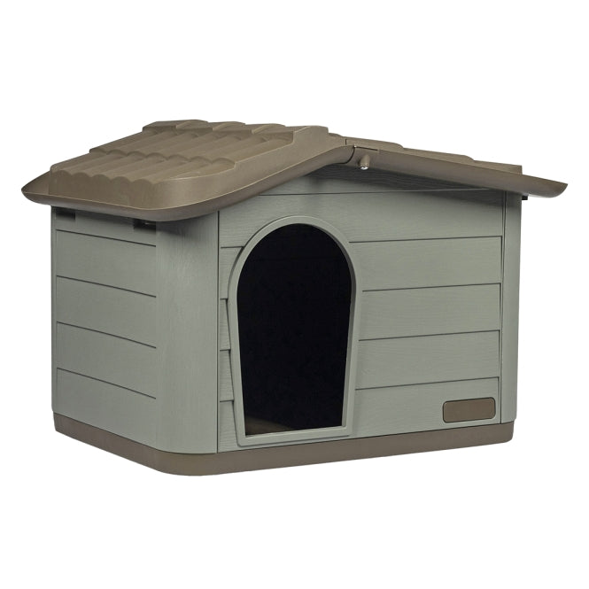 Duvoplus Tierhaus Pepita Eco in Grün für Katzen im Garten