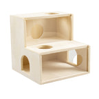 Kletterhaus aus Holz u. Plexiglas