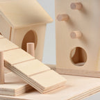 Holzspielplatz für Nager