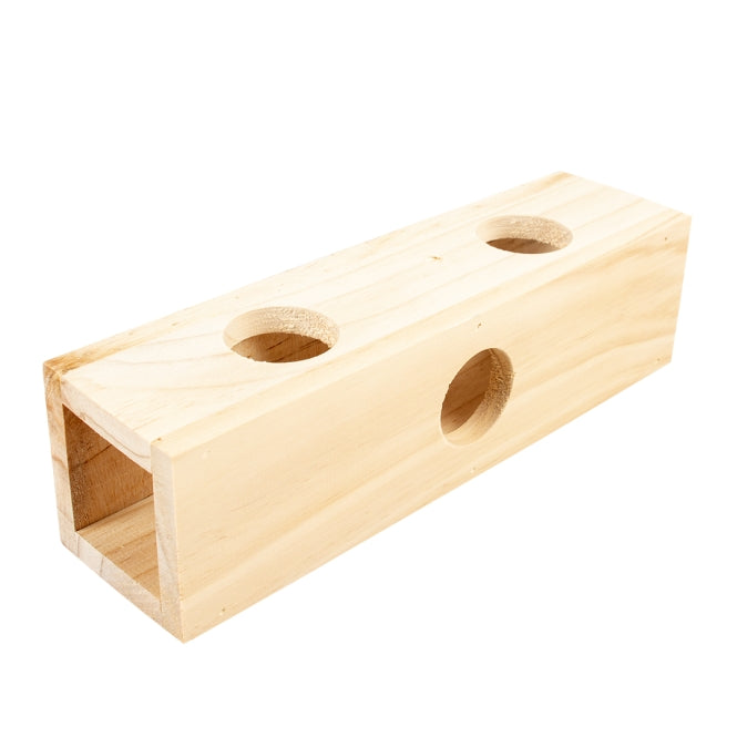 Nagertunnel aus Holz
