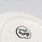 Duvoplus flacher Keramiknapf Stone Speckle