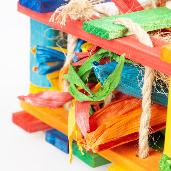 Vogelspielzeug Holz Spielkiste