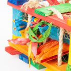 Vogelspielzeug Holz Spielkiste