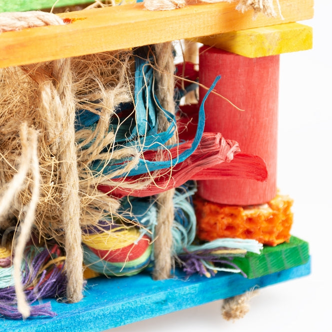 Vogelspielzeug Holz Spielkiste