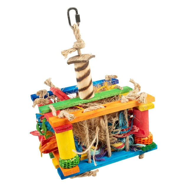Vogelspielzeug Holz Spielkiste