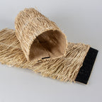 Nagertunnel aus Leinen / Gras