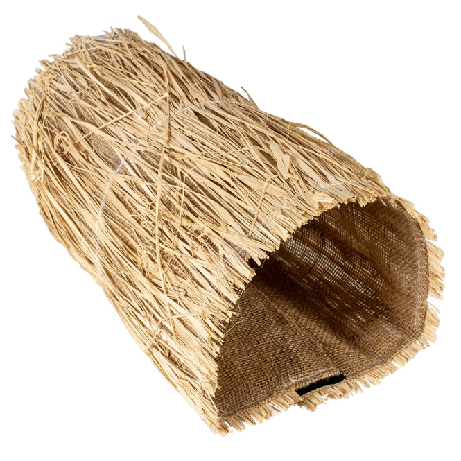 Nagertunnel aus Leinen / Gras