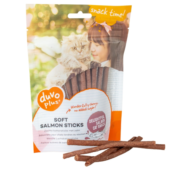 Duvoplus Cat Snack Weiche Lachskatzensticks
