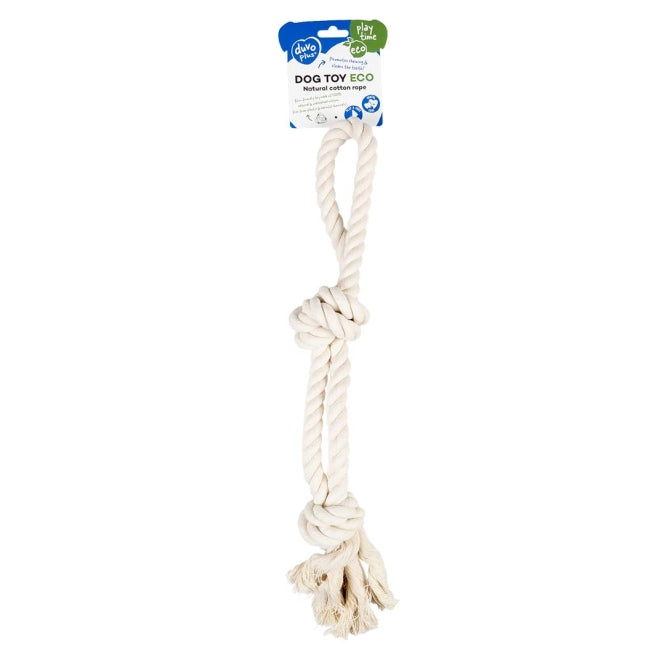 Duvoplus ECO Baumwollseil mit 2 Knoten & Schlaufe