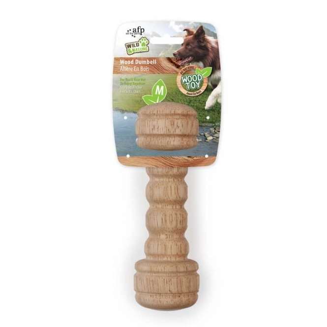 All for Paws Wild & Nature Wood Dumbell
