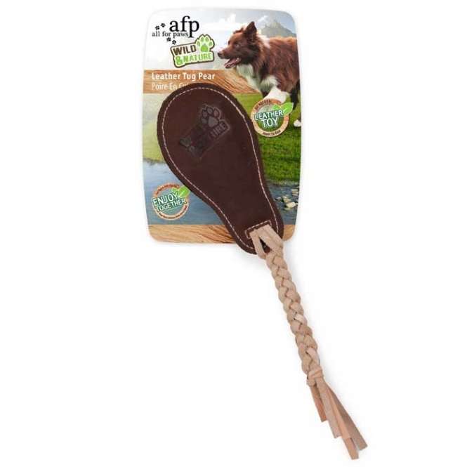 All for Paws Wild & Nature Leather – Tug Pear Lederspielzeug