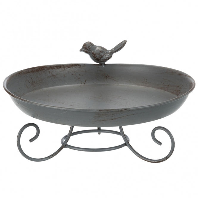 Vogeltränke aus Metall