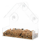 Vogelfutterspender für Fenster